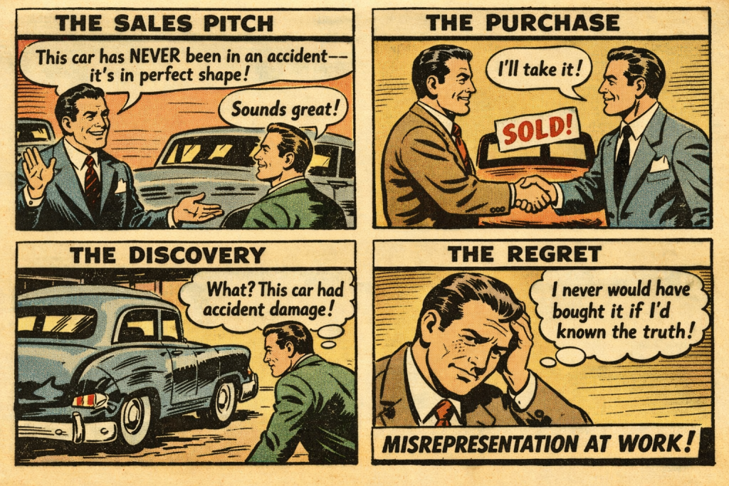 MISREPRESENTATION EXAMPLE - CAR SALESMAN