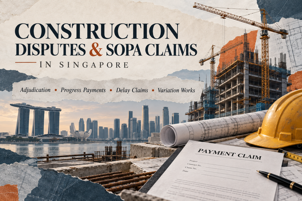 Construction Disputes & SOPA Claims Singapore | Legal Guide by Netto & Magin